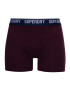 Superdry Boxerky modrá / červená / burgundská - Pepit.sk