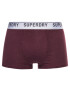 Superdry Boxerky sivá / ružová / červená / burgundská / čierna - Pepit.sk