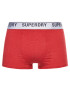 Superdry Boxerky sivá / ružová / červená / burgundská / čierna - Pepit.sk