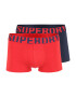 Superdry Boxerky tmavomodrá / červená - Pepit.sk