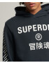 Superdry Mikina námornícka modrá / biela - Pepit.sk