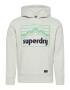 Superdry Mikina sivá / zelená / čierna - Pepit.sk