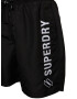 Superdry Plavecké šortky čierna / biela - Pepit.sk