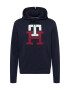 TOMMY HILFIGER Mikina tmavomodrá / tmavočervená / biela - Pepit.sk