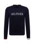 TOMMY HILFIGER Sveter námornícka modrá / červená / biela - Pepit.sk