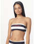 Tommy Hilfiger Underwear Bikinový top námornícka modrá / krvavo červená / biela - Pepit.sk