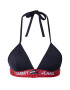 Tommy Hilfiger Underwear Bikinový top tmavomodrá / červená / biela - Pepit.sk