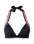 Tommy Hilfiger Underwear Bikinový top tmavomodrá / červená / biela - Pepit.sk