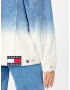 Tommy Jeans Prechodná bunda modrá denim / biela - Pepit.sk