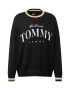 Tommy Jeans Sveter 'VARSITY' červená / čierna / biela - Pepit.sk