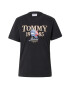 Tommy Jeans Tričko dymovo modrá / zlatá / červená / čierna - Pepit.sk