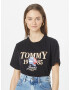 Tommy Jeans Tričko dymovo modrá / zlatá / červená / čierna - Pepit.sk