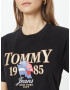 Tommy Jeans Tričko dymovo modrá / zlatá / červená / čierna - Pepit.sk