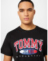 Tommy Jeans Tričko tmavomodrá / jasne červená / čierna / biela - Pepit.sk