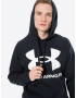 UNDER ARMOUR Športová mikina čierna / biela - Pepit.sk