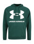 UNDER ARMOUR Športová mikina 'Rival' tmavozelená / biela - Pepit.sk