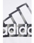 adidas Bavlnené tričko biela farba s potlačou - Pepit.sk