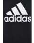 adidas Bavlnené tričko GL0722 čierna farba - Pepit.sk