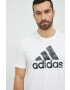 adidas Bavlnené tričko ružová farba - Pepit.sk