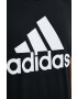 adidas Bavlnené tričko čierna farba s potlačou - Pepit.sk