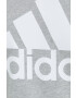 adidas Bavlnené tričko šedá farba s potlačou - Pepit.sk