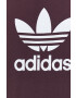 adidas Originals Bavlnená mikina pánska fialová farba s potlačou - Pepit.sk