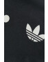 adidas Originals Bavlnená mikina pánska čierna farba s kapucňou s potlačou - Pepit.sk