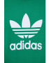 adidas Originals Bavlnená mikina pánska zelená farba s potlačou - Pepit.sk