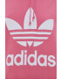 adidas Originals Bavlnená mikina HC7035-QUICRI dámska ružová farba s potlačou - Pepit.sk