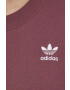 adidas Originals Bavlnená mikina Adicolor HC2028-QUICRI dámska fialová farba s potlačou - Pepit.sk