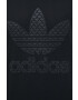 adidas Originals Bavlnené tričko čierna farba s potlačou - Pepit.sk