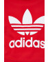 adidas Originals Bavlnené tričko červená farba - Pepit.sk