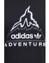 adidas Originals Bavlnené tričko ADV VOLCANO čierna farba s potlačou - Pepit.sk