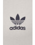 adidas Originals Bavlnené tričko s dlhým rukávom béžová farba s nášivkou - Pepit.sk