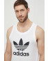 adidas Originals Bavlnený top Adicolor Classics Trefoil Tank Top IA4808-white biela farba - Pepit.sk