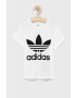 adidas Originals Detské bavlnené tričko H25246 biela farba s potlačou - Pepit.sk