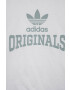 adidas Originals Detské bavlnené tričko biela farba s potlačou - Pepit.sk