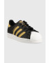 adidas Originals Detské kožené tenisky Superstar čierna farba GV6622 - Pepit.sk