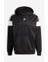 adidas Originals Mikina Adicolor Classics Cut Line Hoodie HS2065-black pánska čierna farba s kapucňou vzorovaná - Pepit.sk