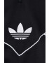 adidas Originals Mikina pánska čierna farba s nášivkou - Pepit.sk