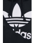 adidas Originals Mikina Adicolor HC7050-BLACK dámska čierna farba s potlačou - Pepit.sk