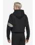 adidas Originals Mikina Adicolor Neuclassics Hoodie IB5922-black dámska čierna farba s kapucňou s nášivkou - Pepit.sk