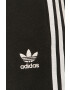 adidas Originals Nohavice dámske čierna farba zvony vysoký pás - Pepit.sk