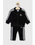 adidas Originals Tepláková súprava pre bábätká čierna farba - Pepit.sk