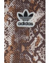 adidas Originals Tričko s dlhým rukávom HT5993-WONWHI dámsky hnedá farba s polorolákom - Pepit.sk