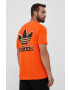 adidas Originals Tričko pánske oranžová farba s potlačou - Pepit.sk