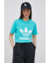 adidas Originals Tričko Adicolor HE6869 dámske tyrkysová farba - Pepit.sk