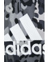 adidas Šaty šedá farba mini rovný strih - Pepit.sk