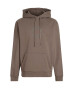 AllSaints Bavlnená mikina MG079Z TIERRA OTH HOODY pánska hnedá farba s kapucňou s potlačou - Pepit.sk