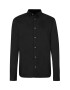 AllSaints Košeľa pánska čierna farba regular s golierom button-down - Pepit.sk